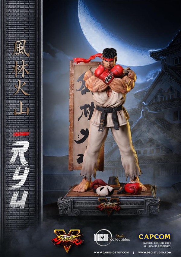 Ryu, Street Fighter V, DarkSide Collectibles, Pre-Painted, 1/3